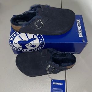 Birkenstock Boston Shearling Midnight